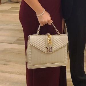GORGEOUS CREAM AND GOLD CROSSBODY AND HANDBAG!